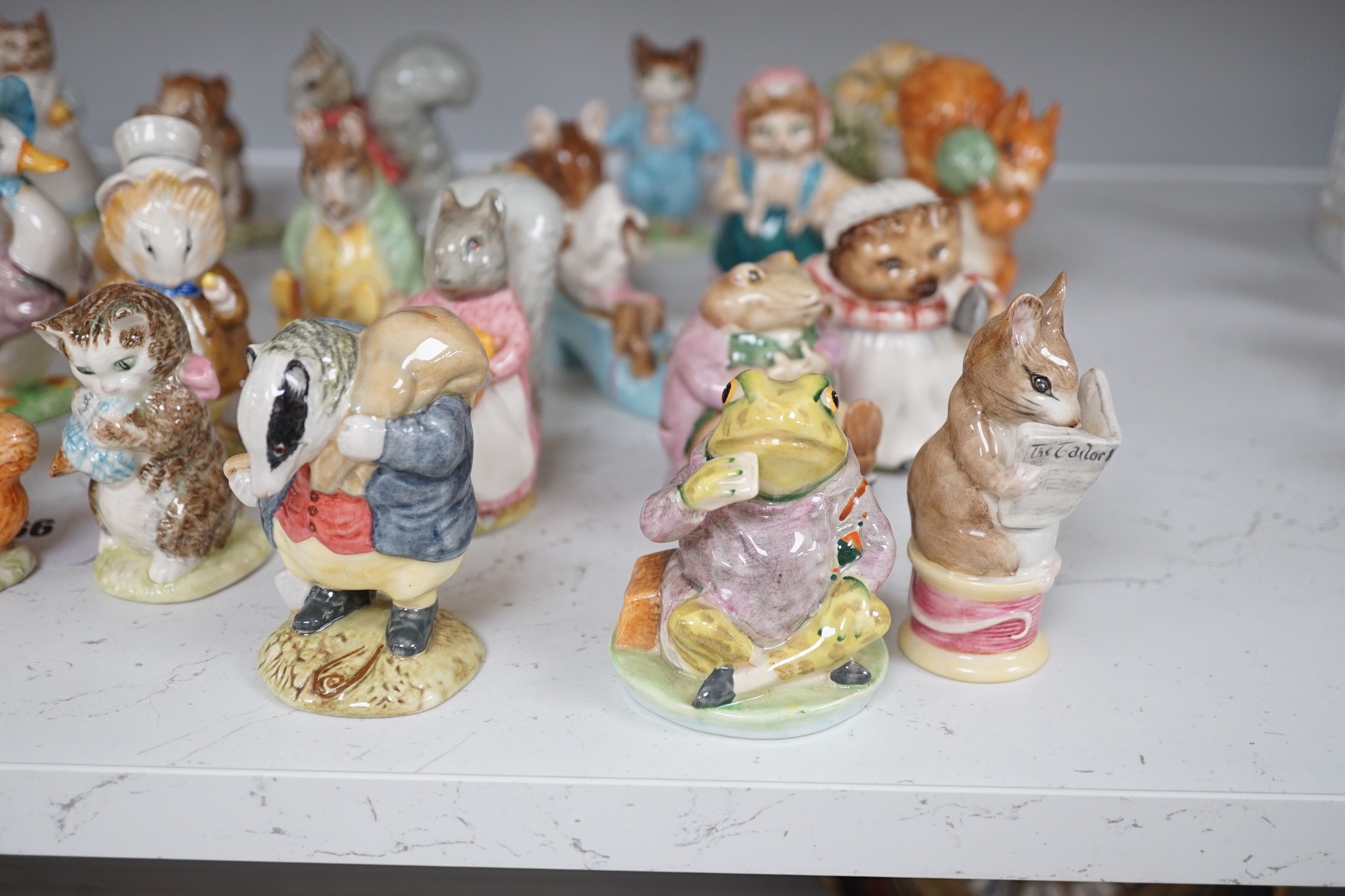 A collection of 24 Beswick Beatrix Potter animals